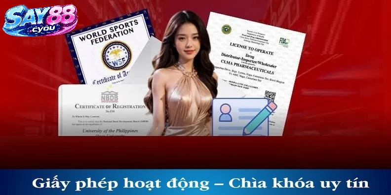 Những Loại Giấy Phép Hoạt Động Say88 Giúp Nâng Cao Uy Tín Nền Tảng